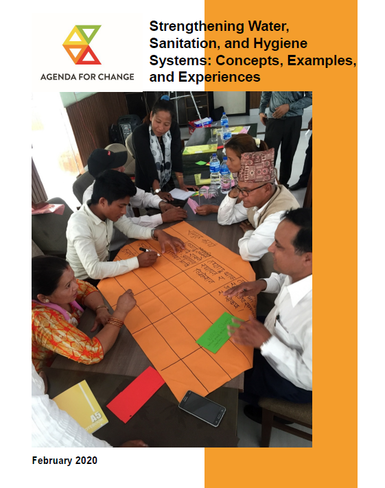 Cover-page for Strengthening Water, Sanitation, and Hygiene Systems: Concepts, Examples, and Experiences
