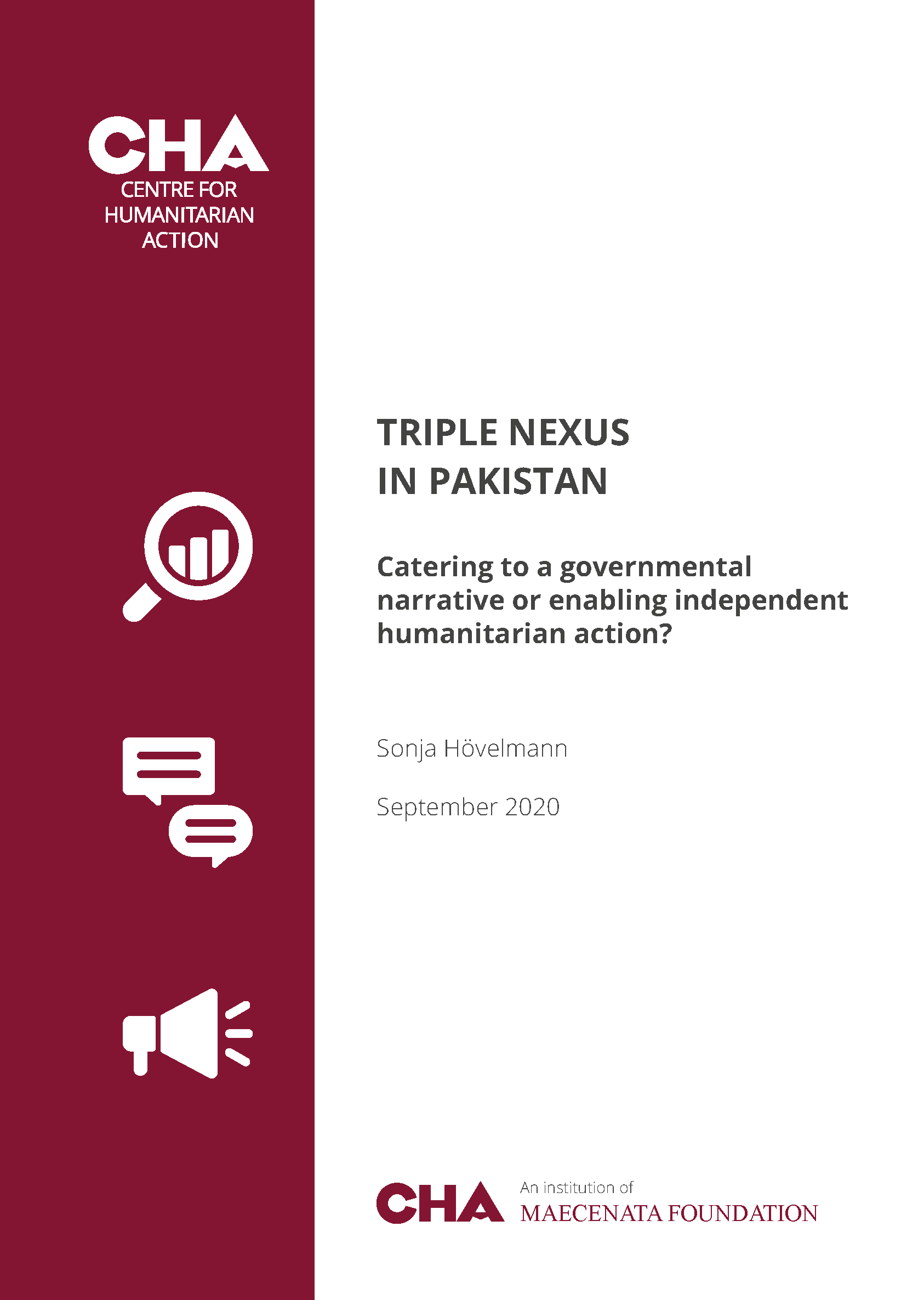 Cover page for Triple Nexus in Pakistan
