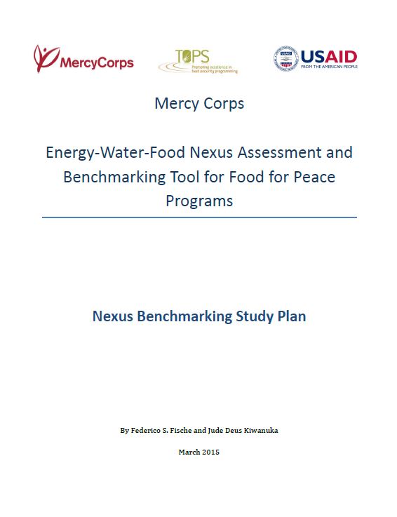 Download Resource: Energy-Water-Food Nexus Assessment and Benchmarking Tool for Food for Peace Programs