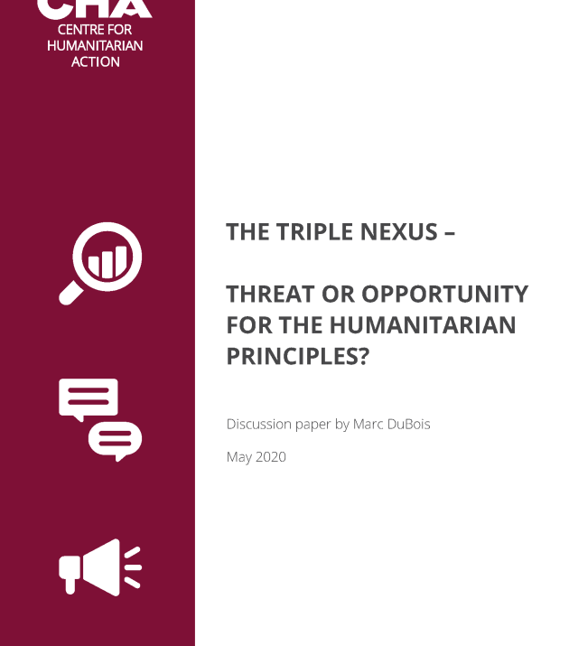 Cover page for Triple Nexus – Threat or Opportunity for the Humanitarian Principles?