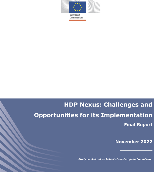 Cover page for HDP Nexus: Challenges and Opportunities for its Implementation