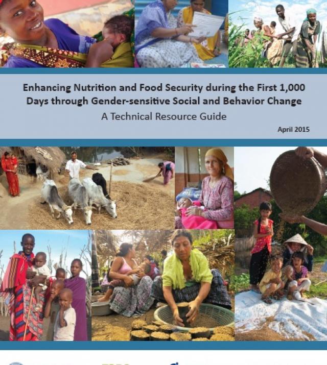 Download Resource: Enhancing Nutrition and Food Security during the First 1,000 Days through Gender-sensitive Social and Behavior Change