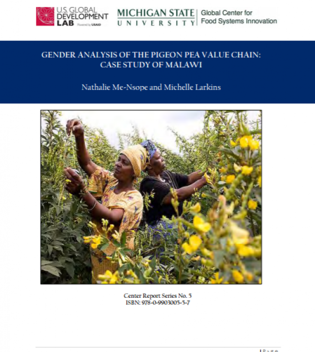 Download Resource: Gender Analysis of the Pigeon Pea Value Chain: Case Study of Malawi