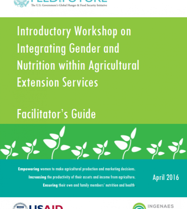 Download Resource: Introductory Workshop on Integrating Gender and Nutrition within Agricultural Extension Services