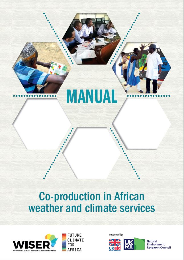 Cover page of Co-production in African weather and climate services report