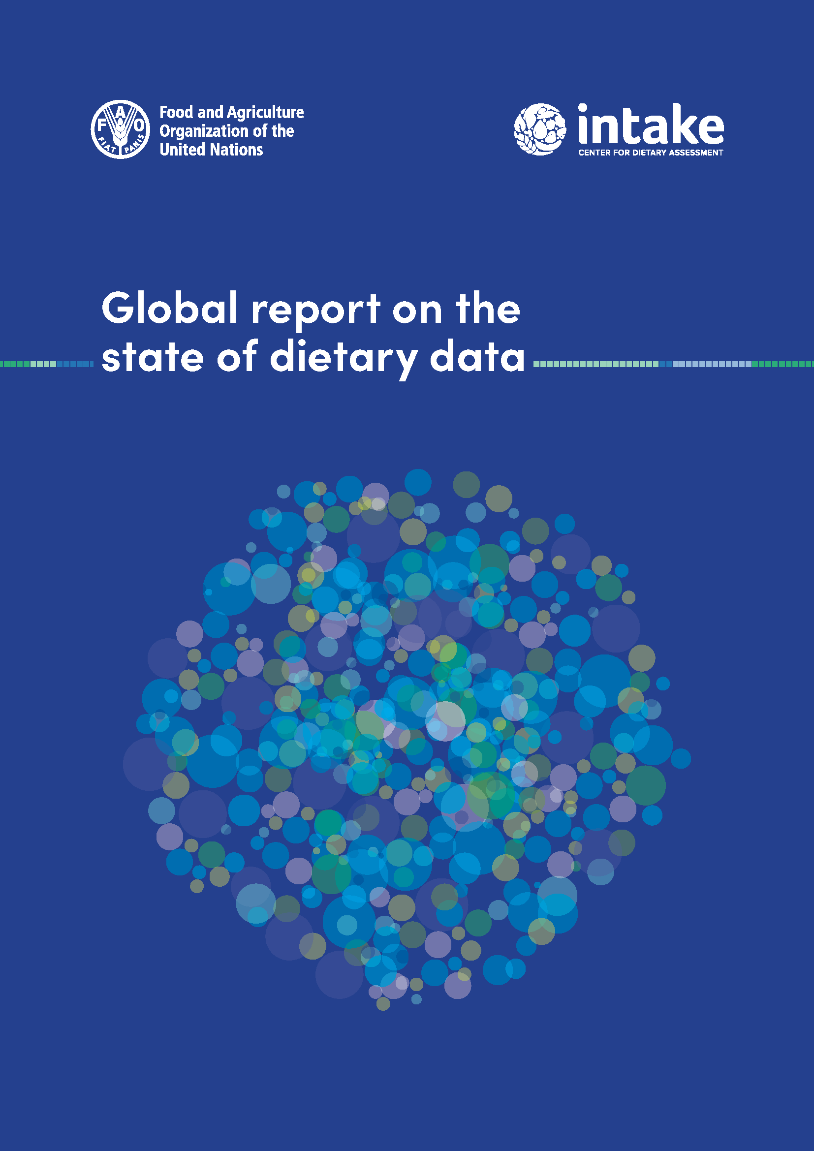 Cover-page for Global Report on the State of Dietary Data