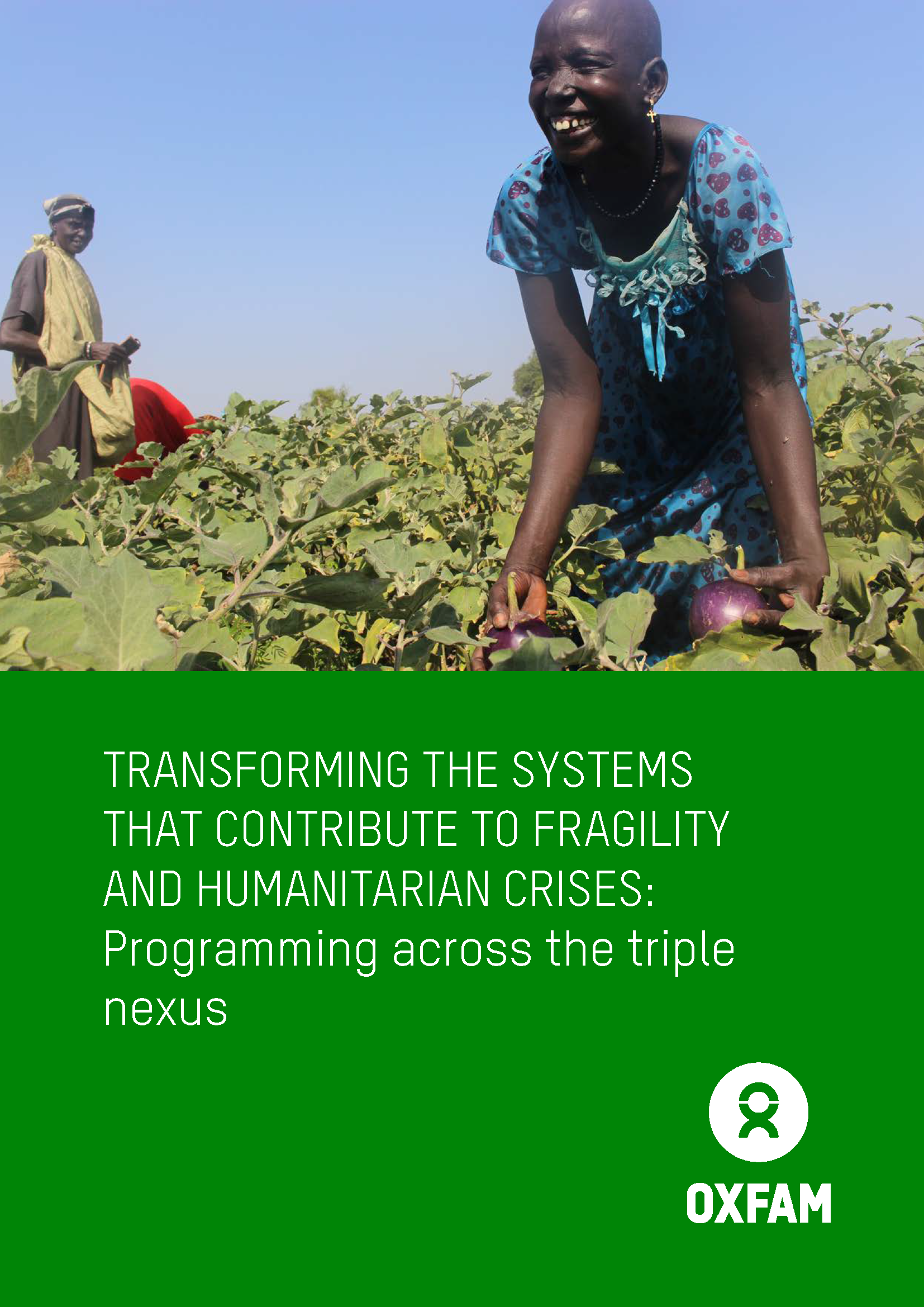 Page de couverture de Transformer les systèmes qui contribuent à la fragilité et aux crises humanitaires