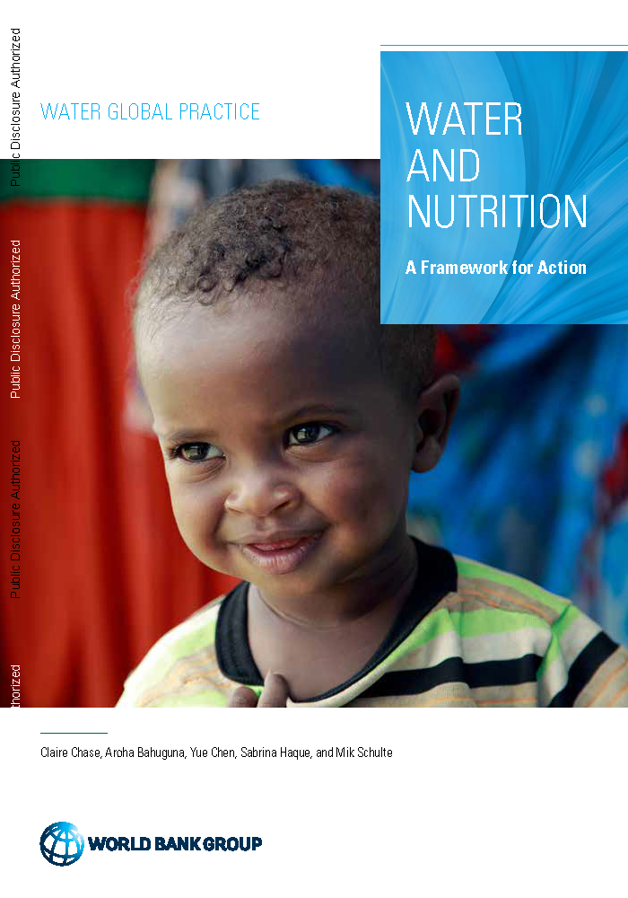 Page de couverture de Eau et nutrition : un cadre d'action