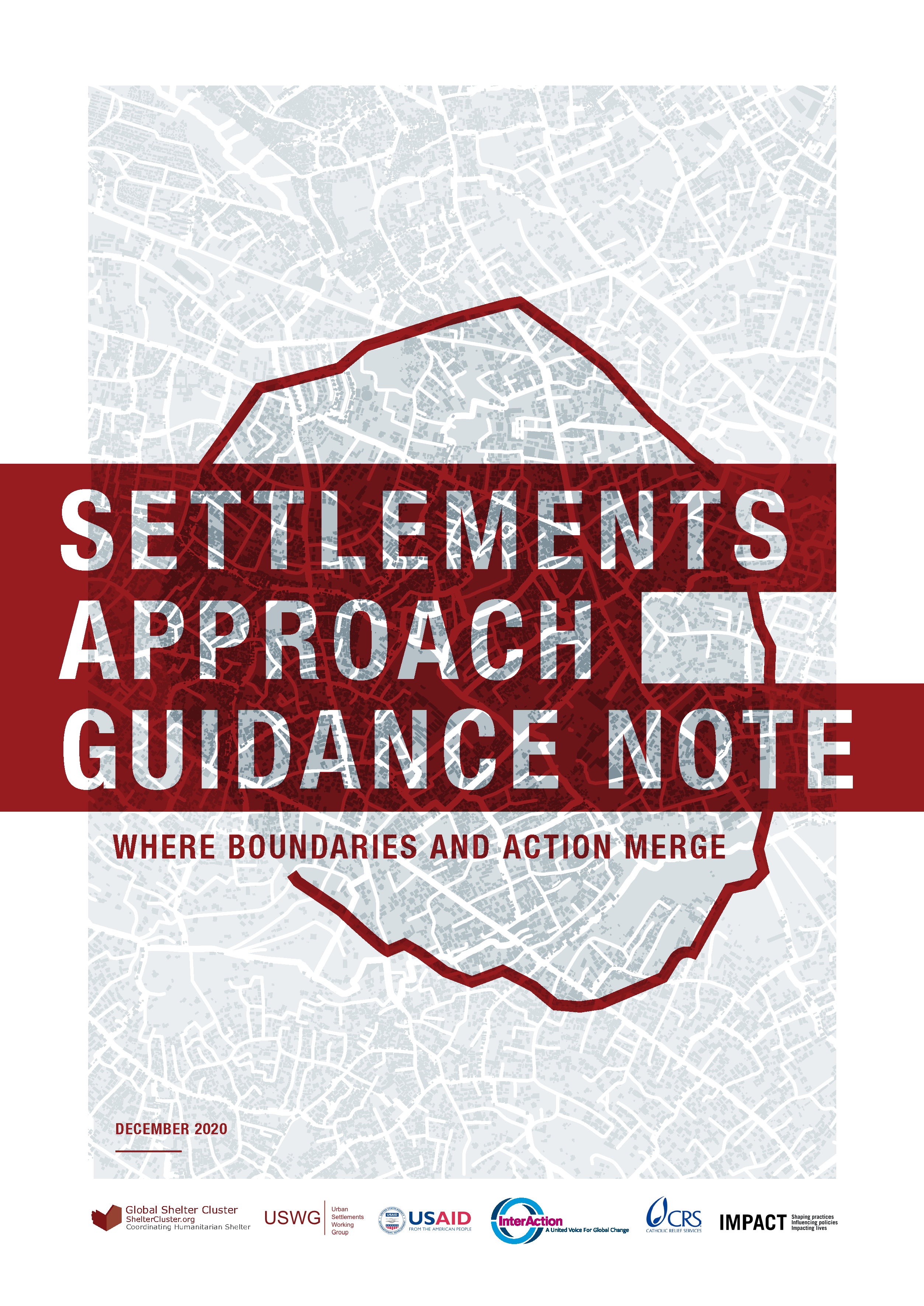 Cover page for the Settlements Approach Guidance Note
