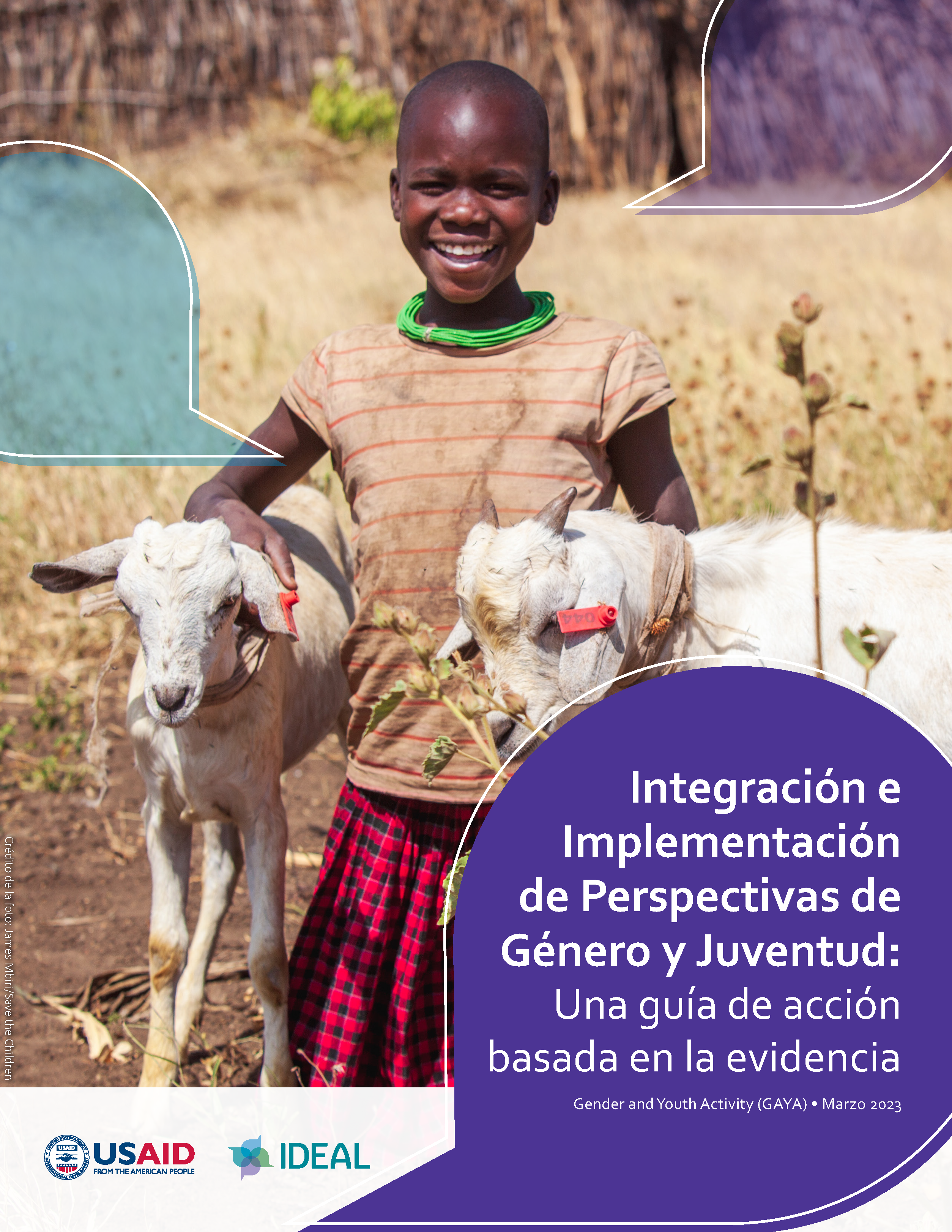 Page de couverture de Integración e Implementación de Perspectivas de Género y Juventud : Una guía de acción basada en la evidencia