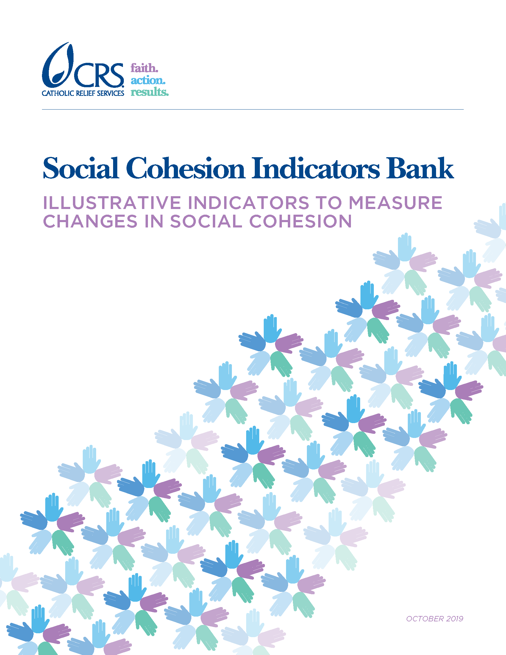 Page de couverture de la Banque d'indicateurs de cohésion sociale
