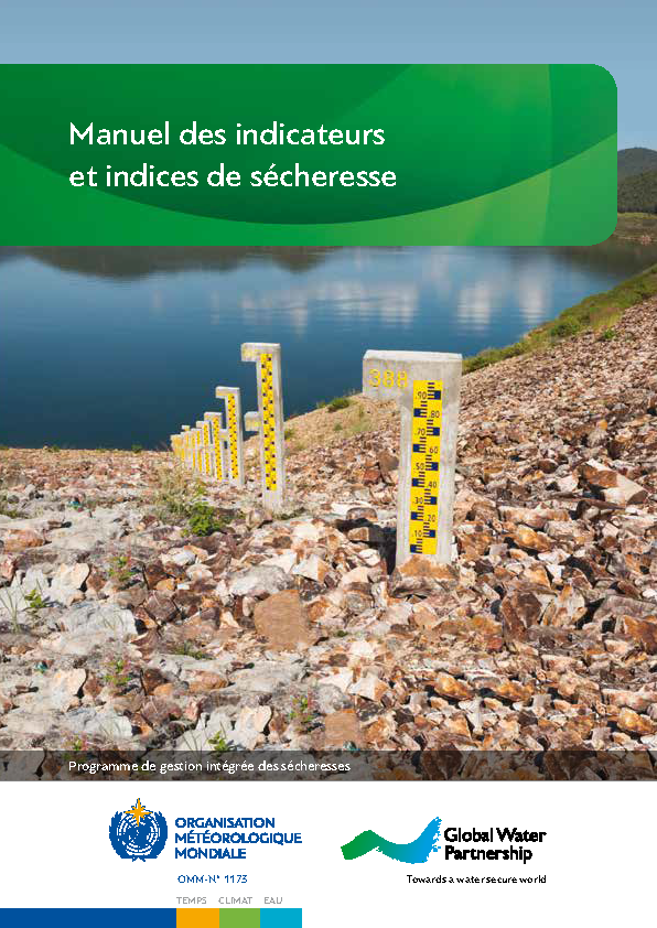 Cover page for Manuel des indicateurs et indices de sécheresse