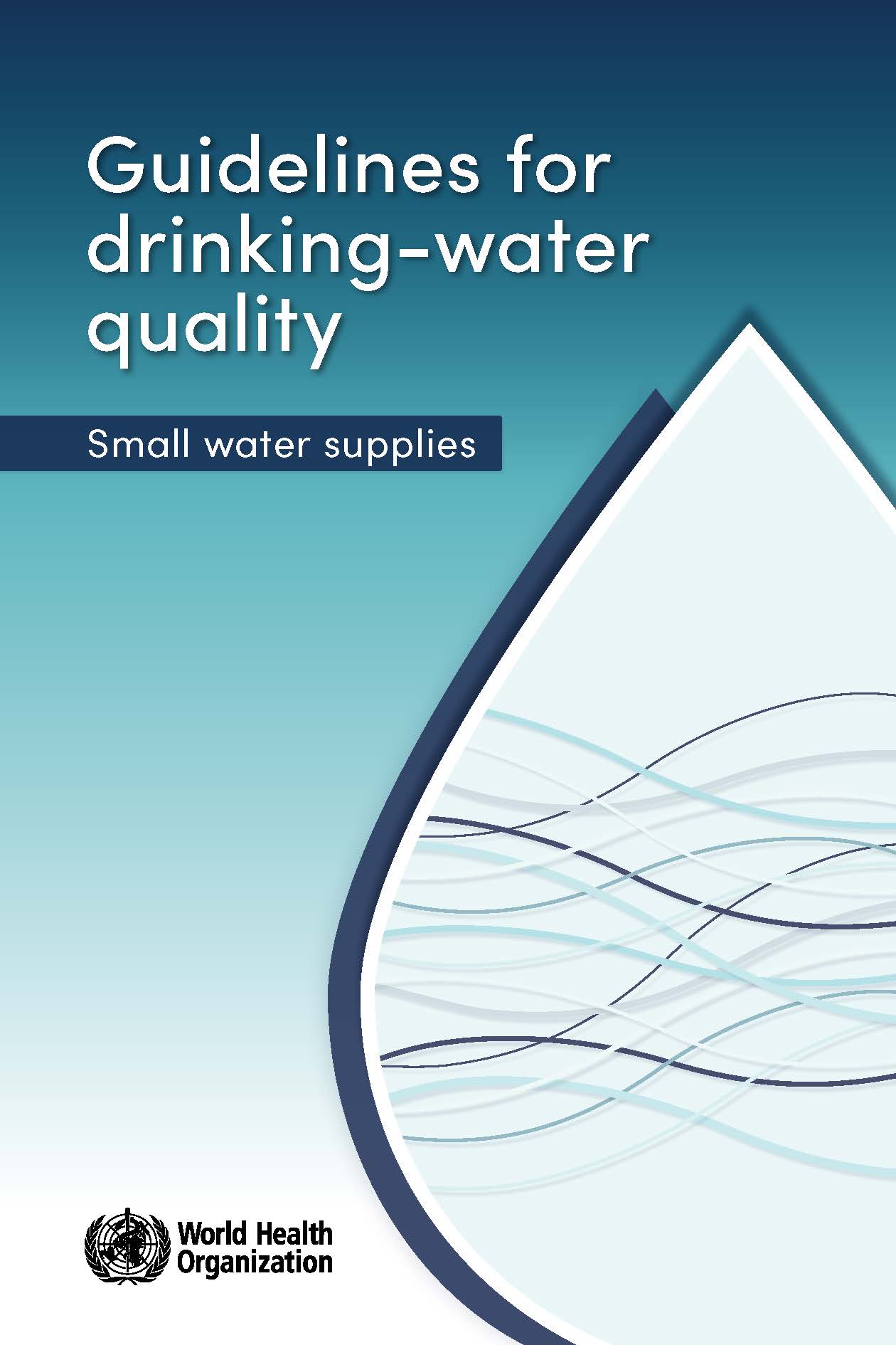 Page couverture des Lignes directrices pour la qualité de l'eau potable : petits approvisionnements en eau