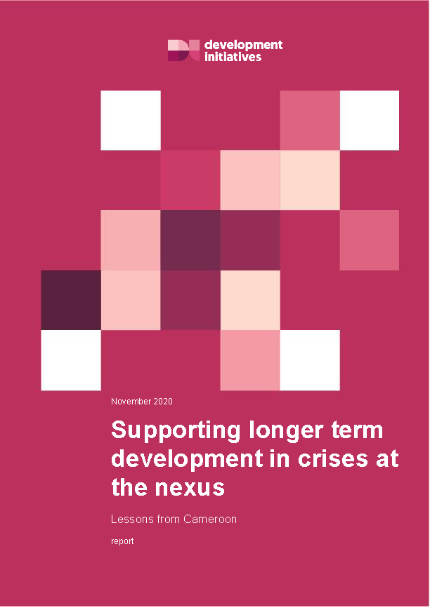 Page de couverture pour Soutenir le développement à plus long terme lors des crises au Nexus