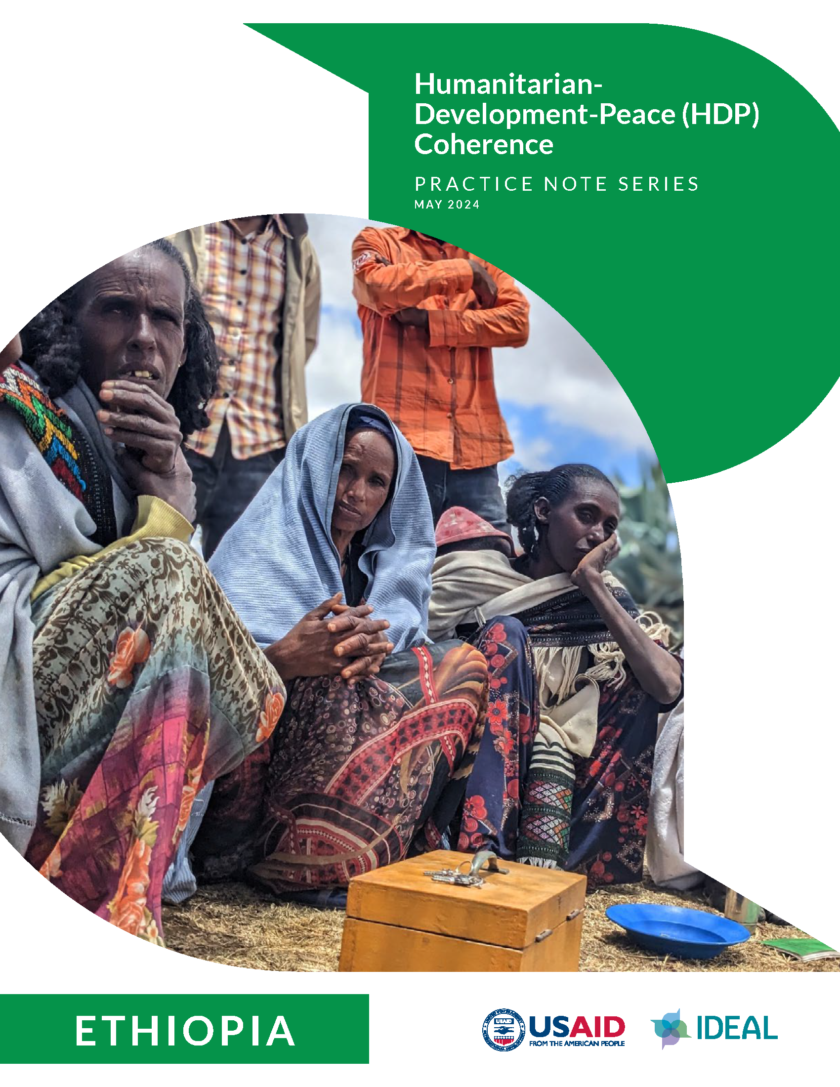 Cover page for HDP Coherence Practice Note Series: Ethiopia