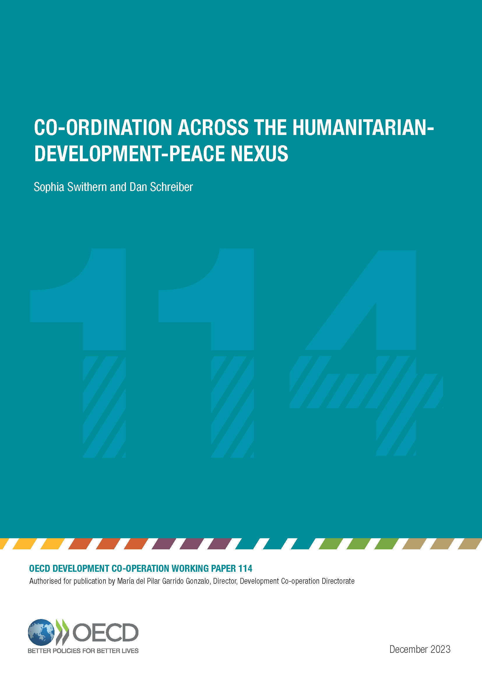 Cover page for Co-ordination Across the Humanitarian-Development-Peace Nexus