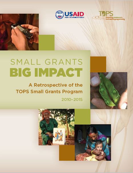 Télécharger la ressource : Petites subventions, grand impact : une rétrospective du programme de petites subventions TOPS 2010-2015