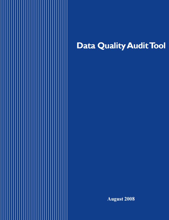 Download Resource: Data Quality Audit Tool