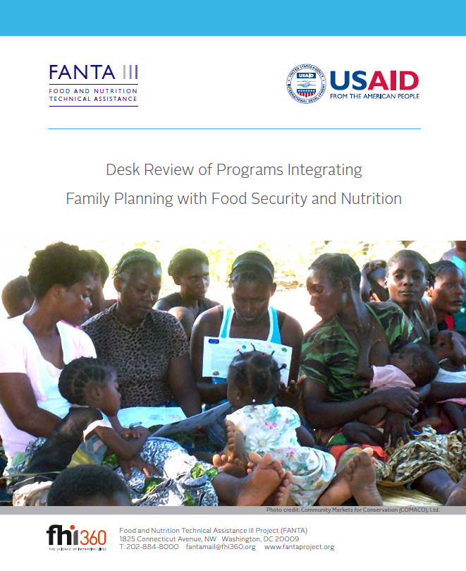 Download Resource: Desk Review of Programs Integrating Family Planning with Food Security and Nutrition