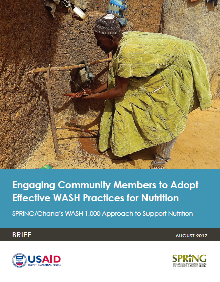 Download Resource: Engaging Community Members to Adopt Effective WASH Practices for Nutrition 