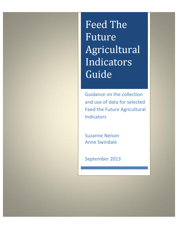 Download Resource: Feed The Future Agricultural Indicators Guide