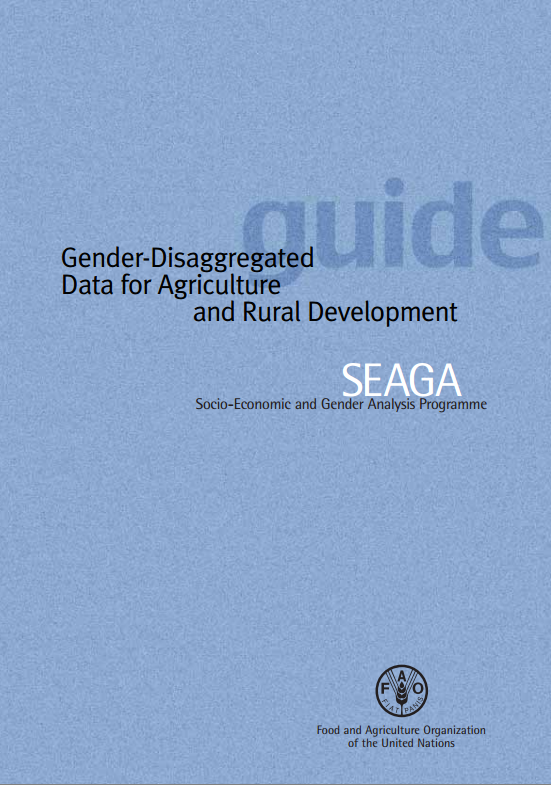 Télécharger la ressource : Données ventilées par sexe pour l'agriculture et le développement rural : Guide pour les facilitateurs