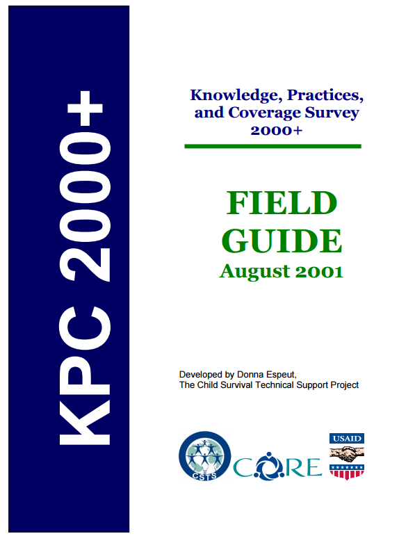 Download Resource: Knowledge, Practices,and Coverage Survey 2000+ Field Guide