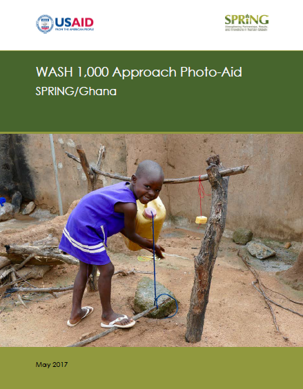Download Resource: WASH 1,000 Approach Photo-Aid - SPRING/Ghana