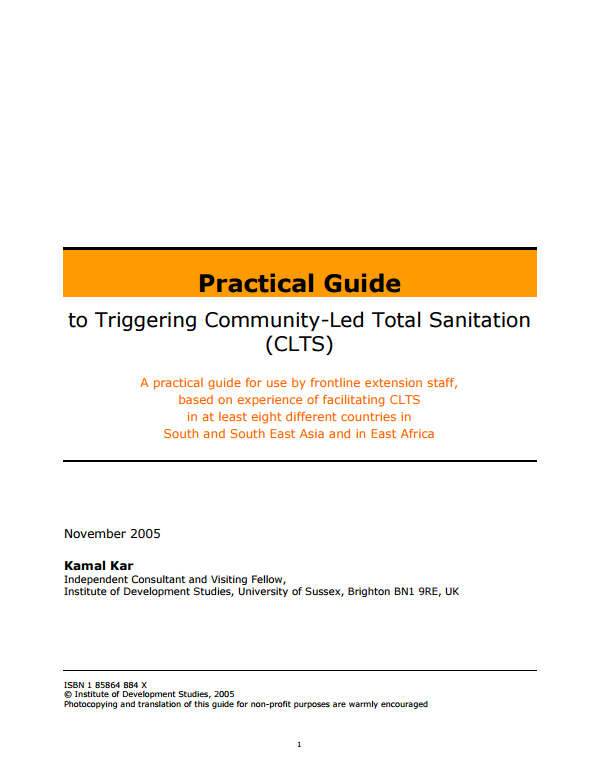 Download Resource: Practical Guide to Triggering Community-Led Total Sanitation