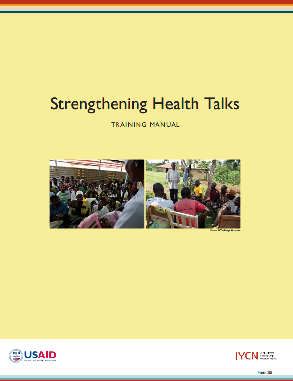 Download Resource: Strengthening Health Talks Training Manual