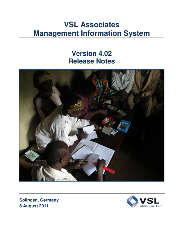 Download Resource: VSL Associates Management Information System