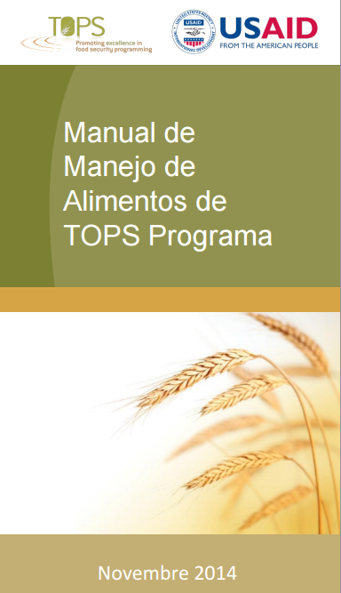 Descargar archivo: Manual de Manejo de Alimentos de TOPS Programa