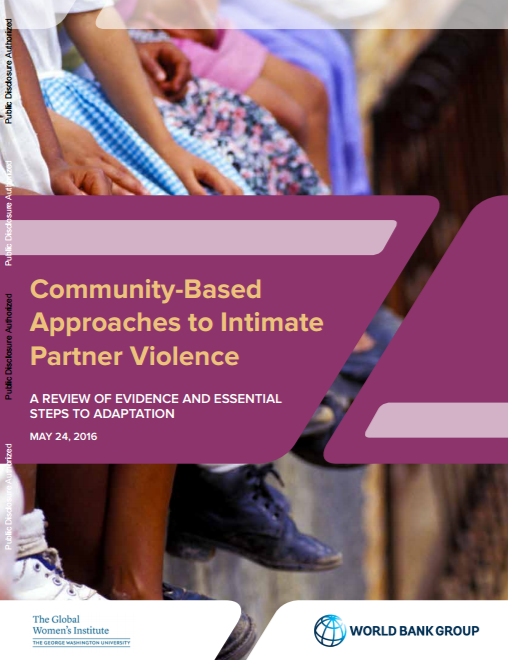 Download Resource: Community-Based Approaches to Intimate Partner Violence: A review of evidence and essential steps to adaptation