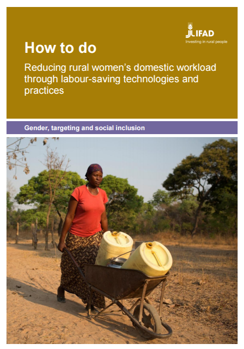 Télécharger la ressource : Comment faire : Réduire la charge de travail domestique des femmes rurales grâce à des technologies et des pratiques économes en main-d'œuvre