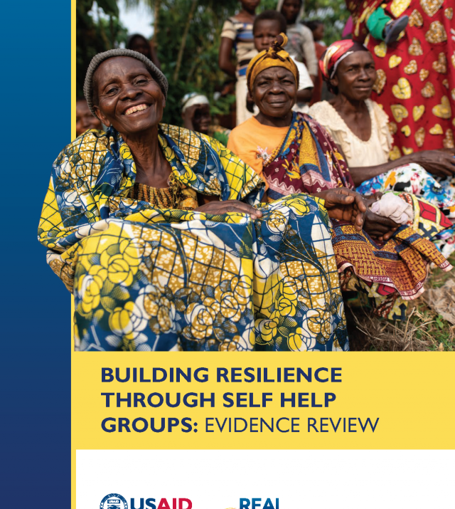 BUILDING RESILIENCE THROUGH SELF HELP GROUPS: EVIDENCE REVIEW