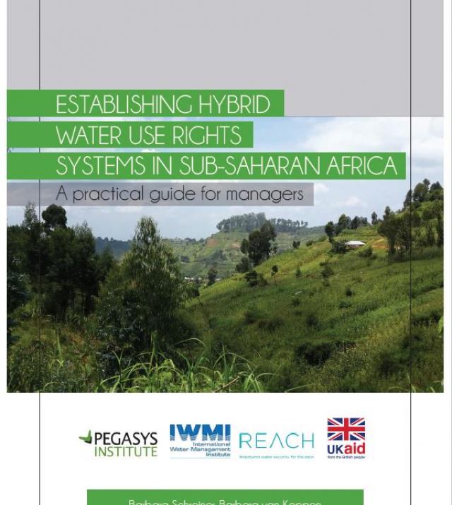 Establishing Hybrid Water Use Rights Systems In Sub-Saharan Africa