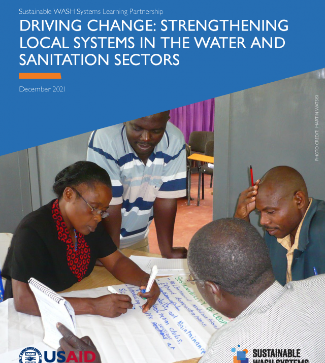 Cover-page for Driving Change Strengthening Local Systems in the Water and Sanitation Sectors