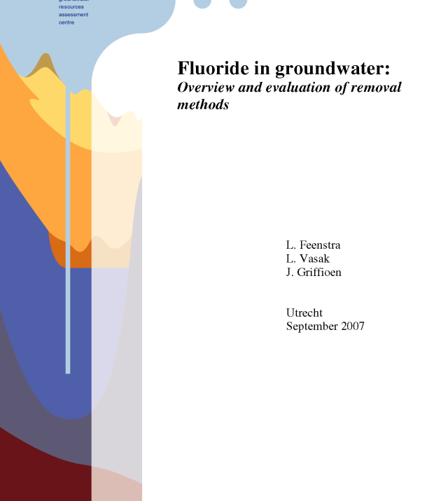 Cover-page for Flouride in Groundwater: Overview and Evaluation of Removal Methods