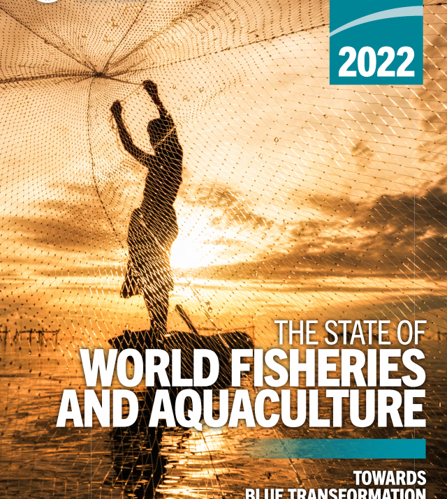 Cover page for Print Send The State of World Fisheries and Aquaculture 2022
