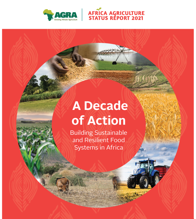 Cover page for Africa Agriculture Status Report 2021