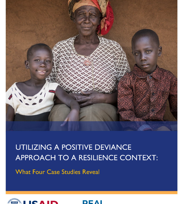 Cover of Report - Utilizing a Positive Deviance Approach to a Resilience Context