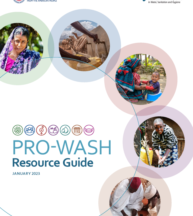 Page de couverture du Guide de ressources PRO-WASH