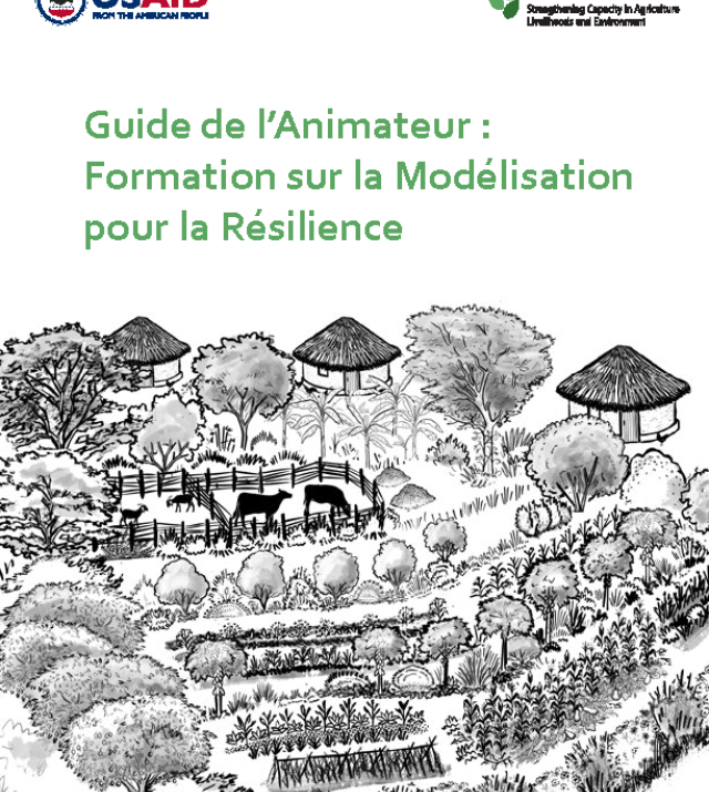 Page de couverture pour Guide de l’Animateur : Formation sur la Modélisation pour la Résilience