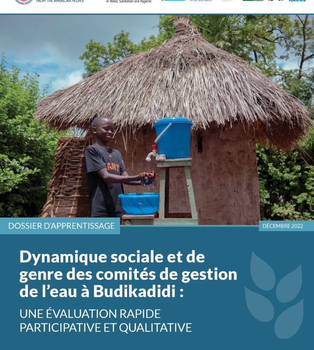 Page de couverture pour Dynamique sociale et de genre des comités de gestion de l’eau à Budikadidi : une évaluation rapide participative et qualitative