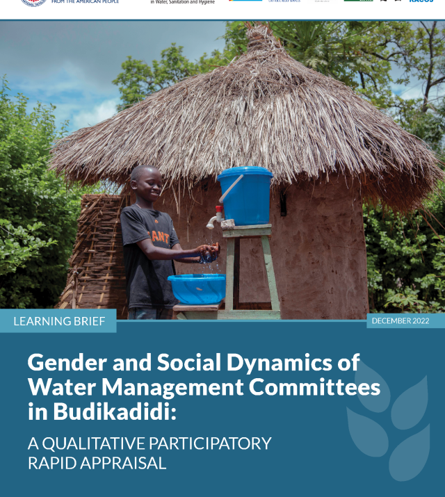 Cover page for Gender and Social Dynamics of Water Management Committees in Budikadidi: A Qualitative Participatory Rapid Appraisal