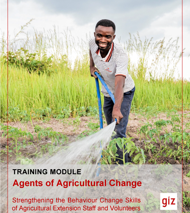 Cover page for Agents of Agricultural Change: Strengthening the Behaviour Change Skills of Agricultural Extension Staff and Volunteers