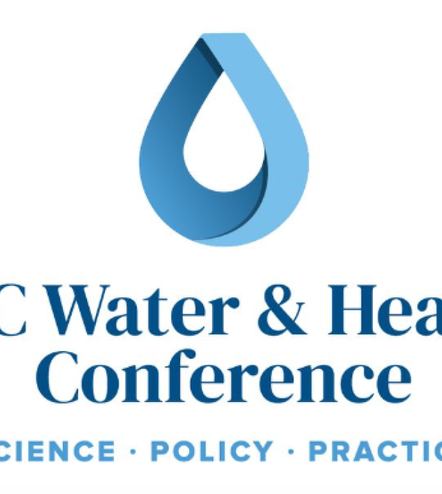 Promotional graphic for The UNC Water & Health Conference