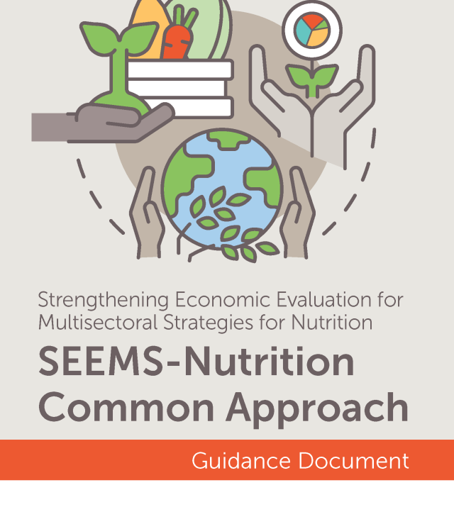 Cover page for SEEMS-Nutrition Common Approach