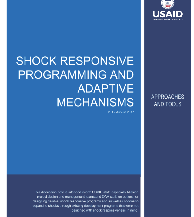 Cover page for Shock Responsive Programming and Adaptive Mechanisms