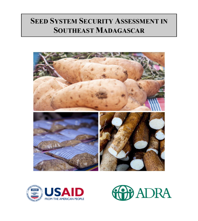 Cover page for Seed System Security Assessment in Southeast Madagascar